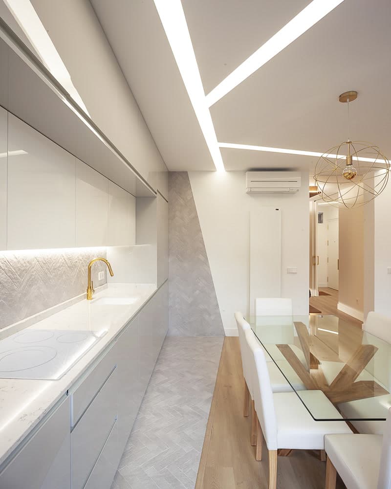 Detalle de una cocina ejecutada por Mara