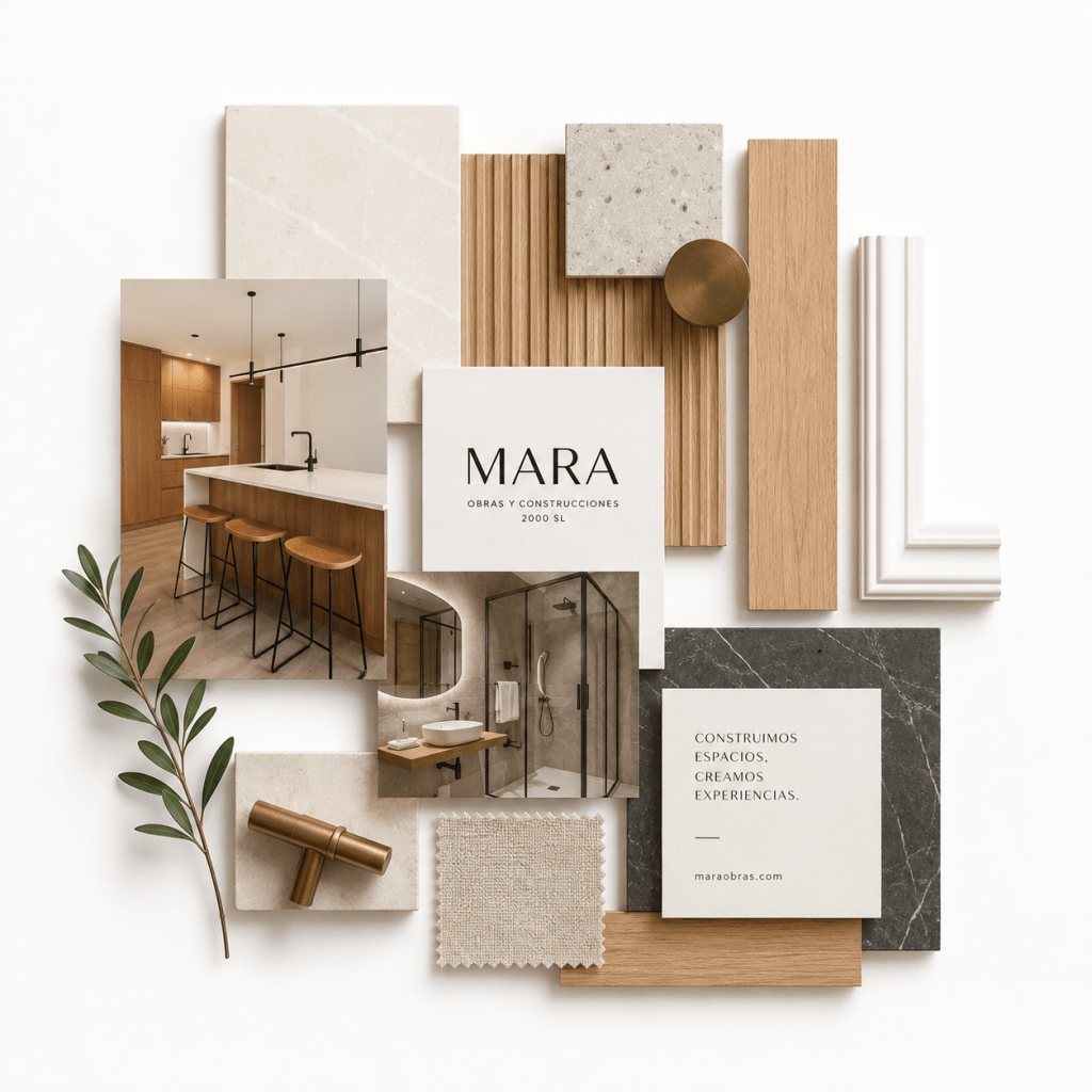 MOODBOARD MATERIALES de mara obras